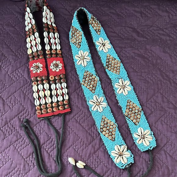 Two Handmade Balinese  Belts - Picture 1 of 3